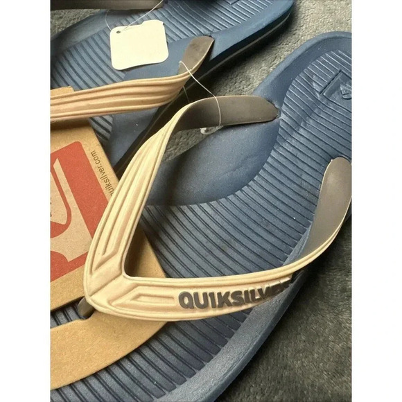 Quiksilver Haleiwa Men's Flip Flops Bwt Sandal Size 8 - Picture 14 of 16